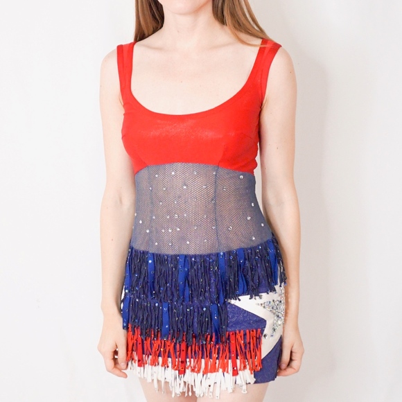 ALLAN ALBERT 4th July American Memorial Mini Dress - Picture 3 of 8